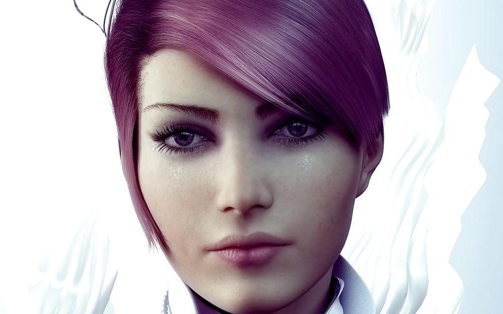25P Erotic fatasy art 5 portraits