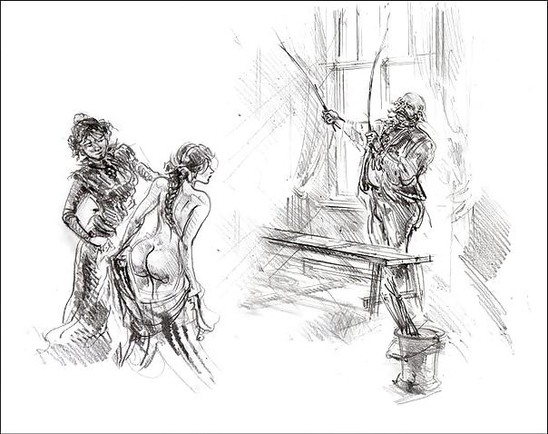 20P Nude Spanking (Art Mix)