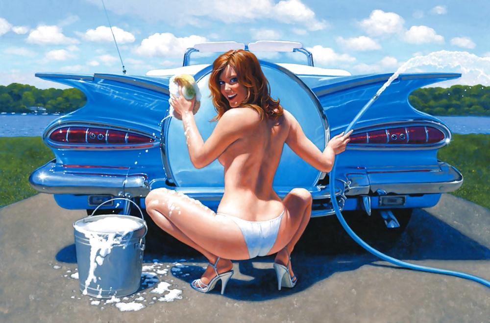 14P Pin up art