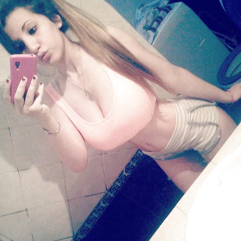 14P Young busty white teen for Big Black Cock