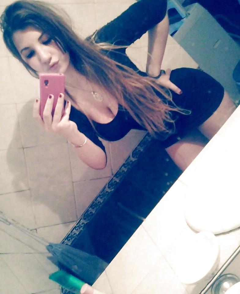 14P Young busty white teen for Big Black Cock