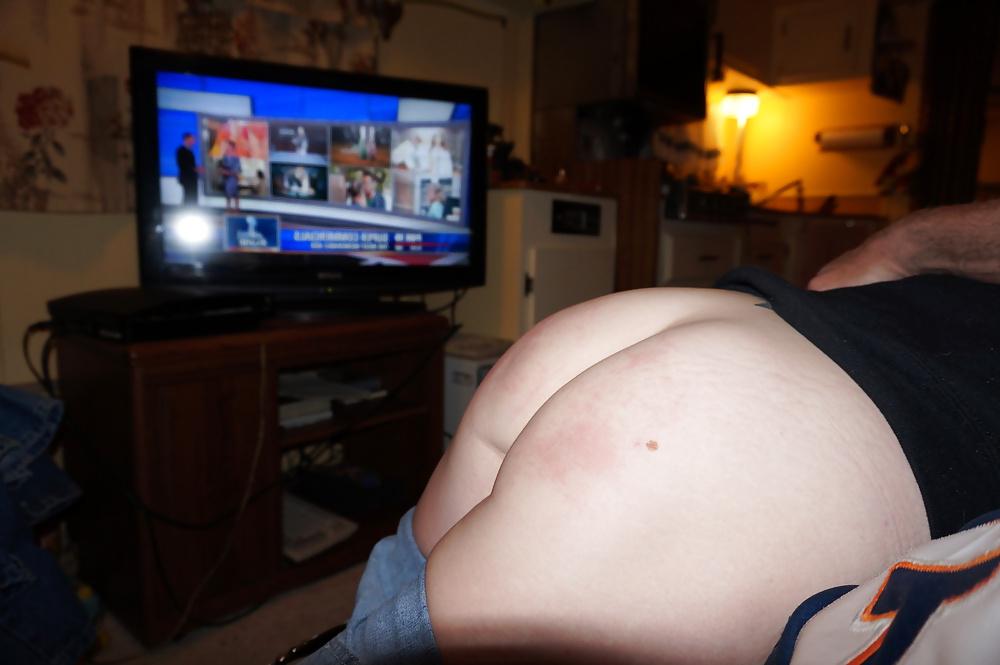 25P Nasty Slut Spanked