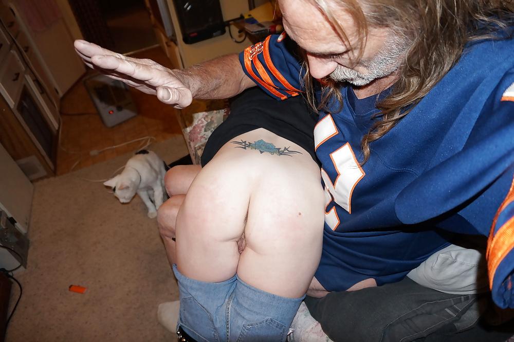 25P Nasty Slut Spanked