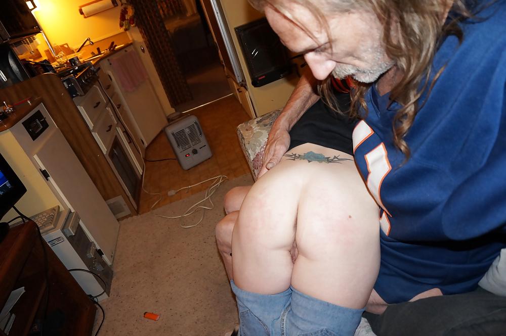 25P Nasty Slut Spanked