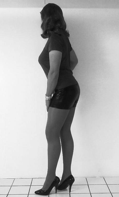 12P Me in pvc hotpants! cd tv sissy