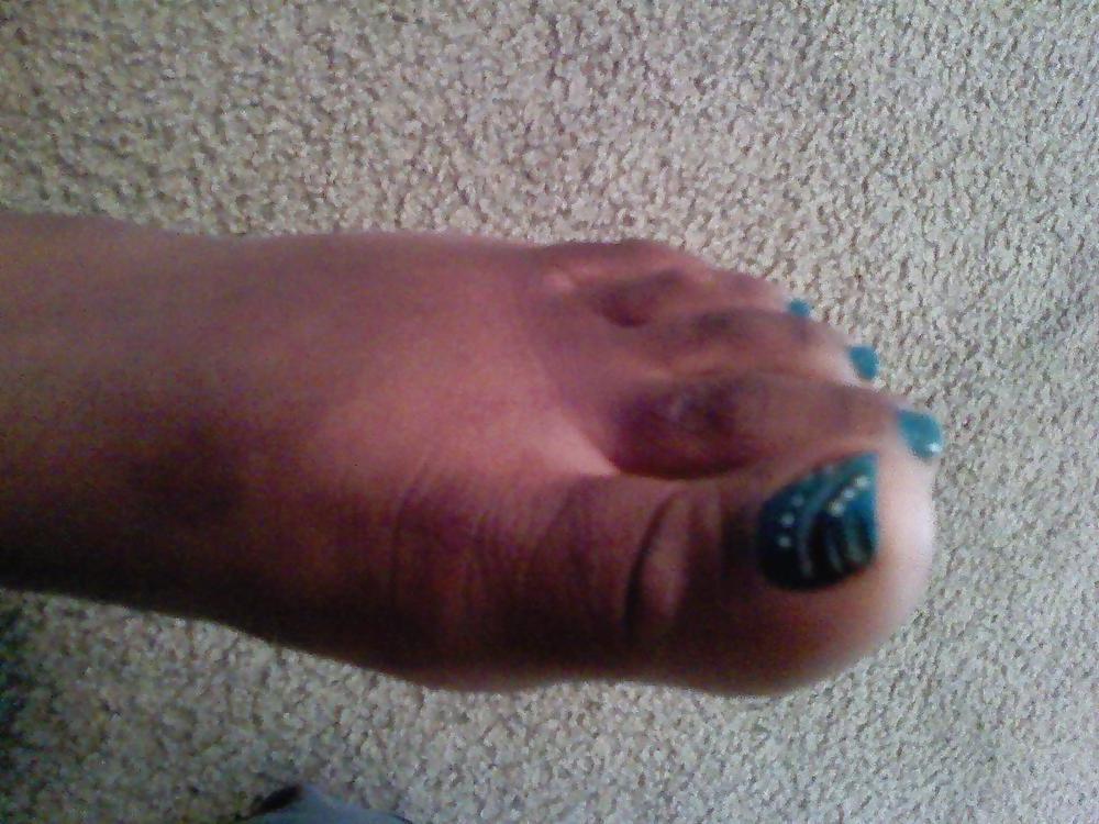 23P My wife cute feet & toes