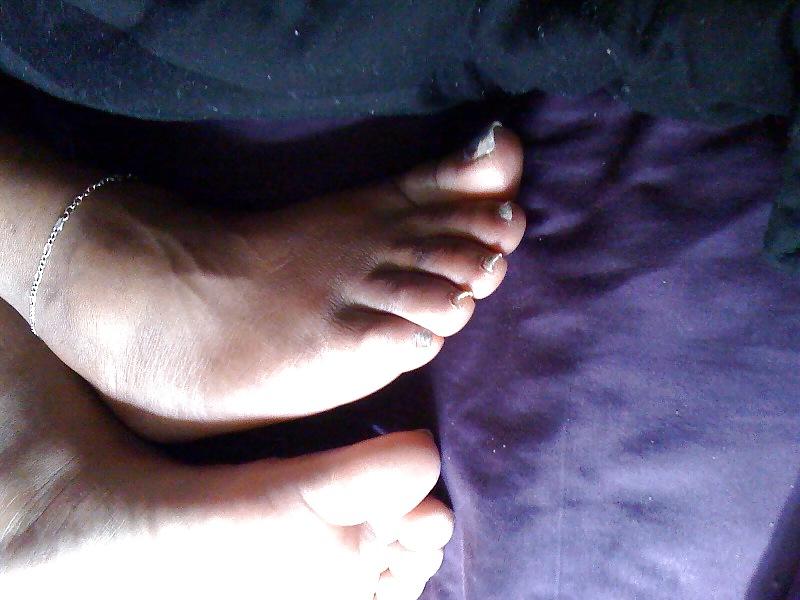 23P My wife cute feet & toes