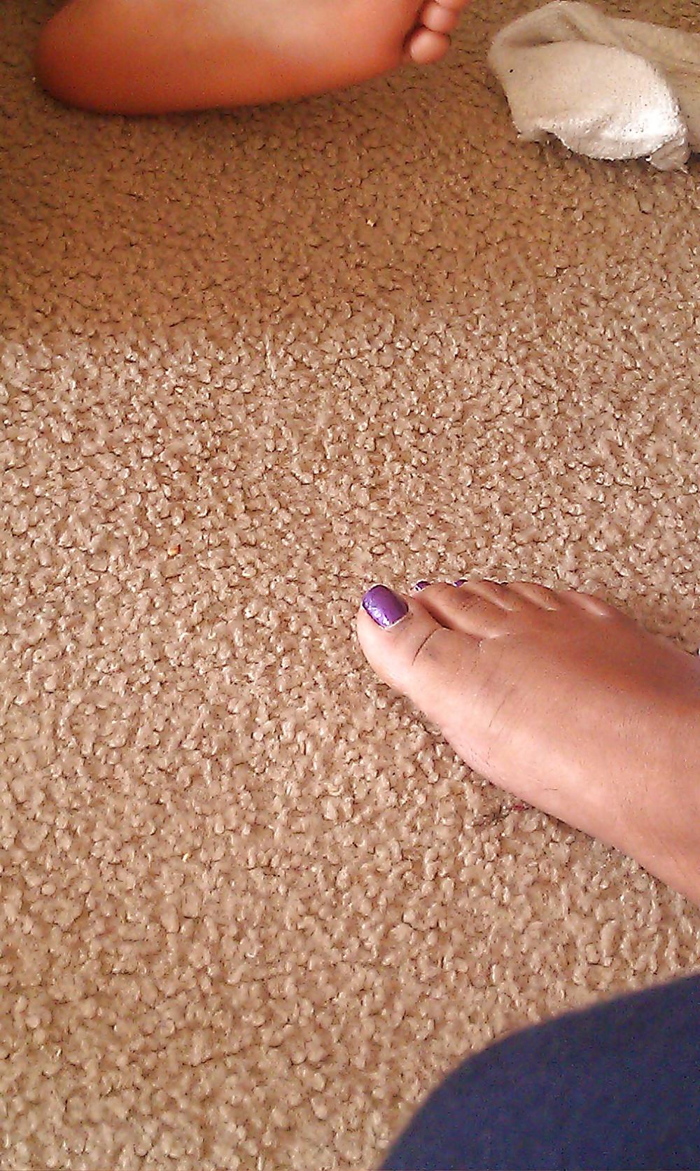 23P My wife cute feet & toes