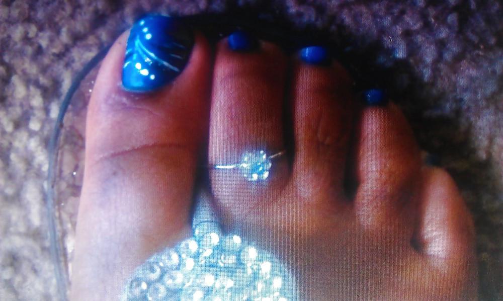 23P My wife cute feet & toes