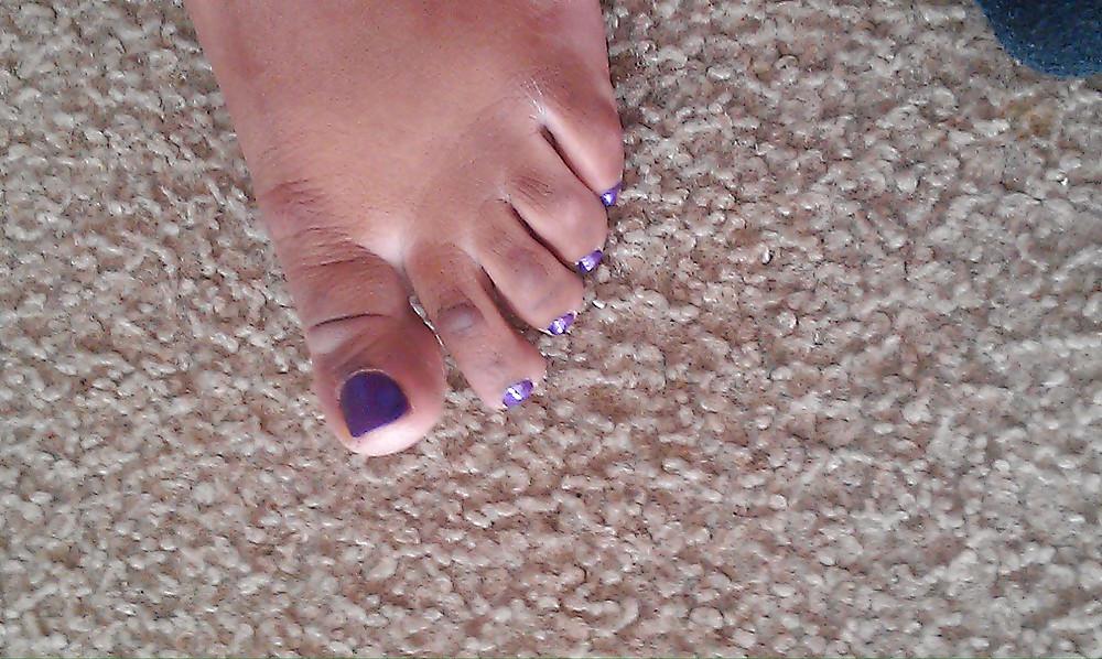 23P My wife cute feet & toes