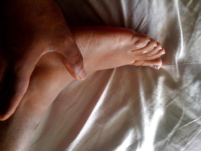 23P My wife cute feet & toes