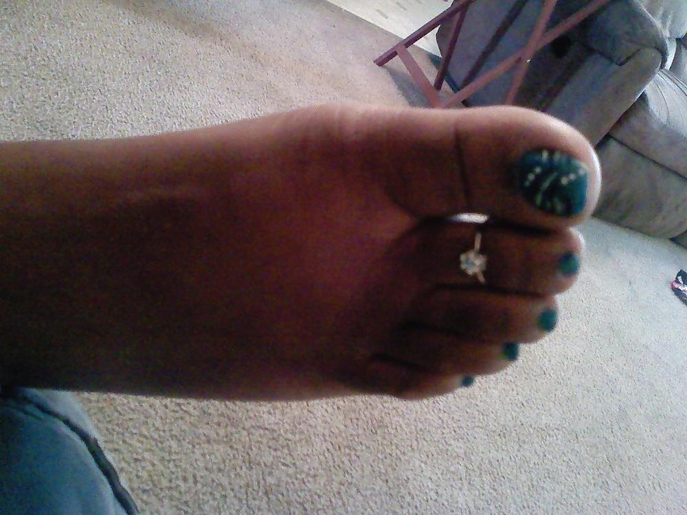 23P My wife cute feet & toes