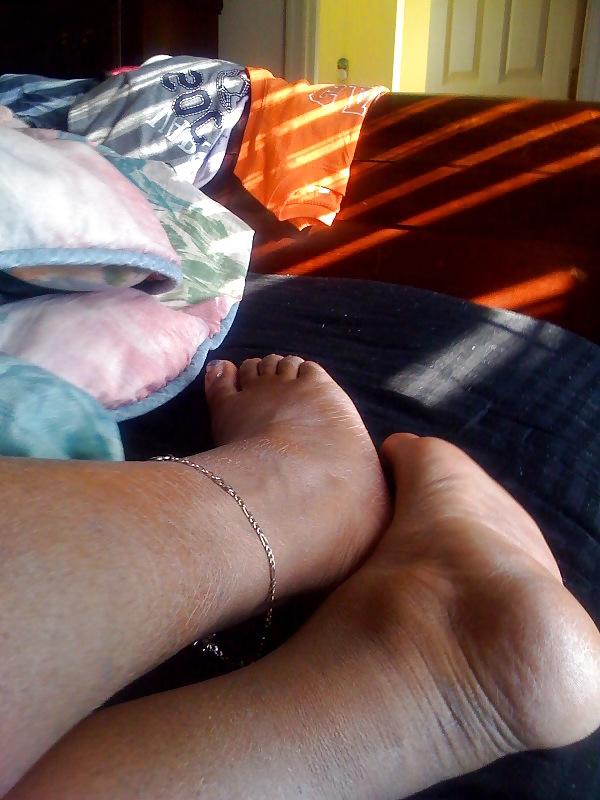 23P My wife cute feet & toes