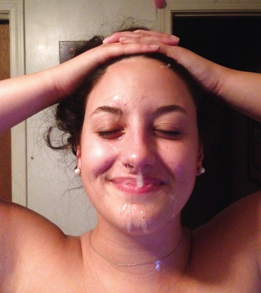 25P Chubby Teens Facial Cumshots