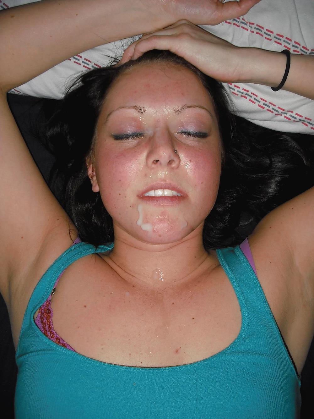 25P Chubby Teens Facial Cumshots