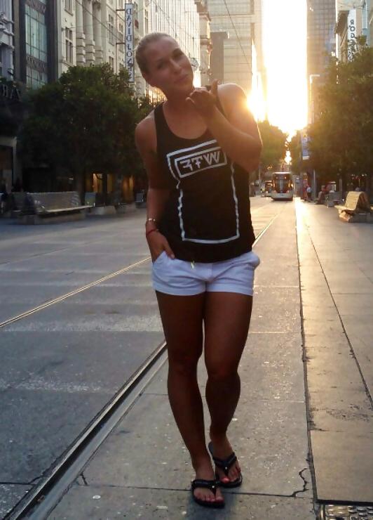 12P Sexy Dominika Cibulkova Heels Fuesse - feet