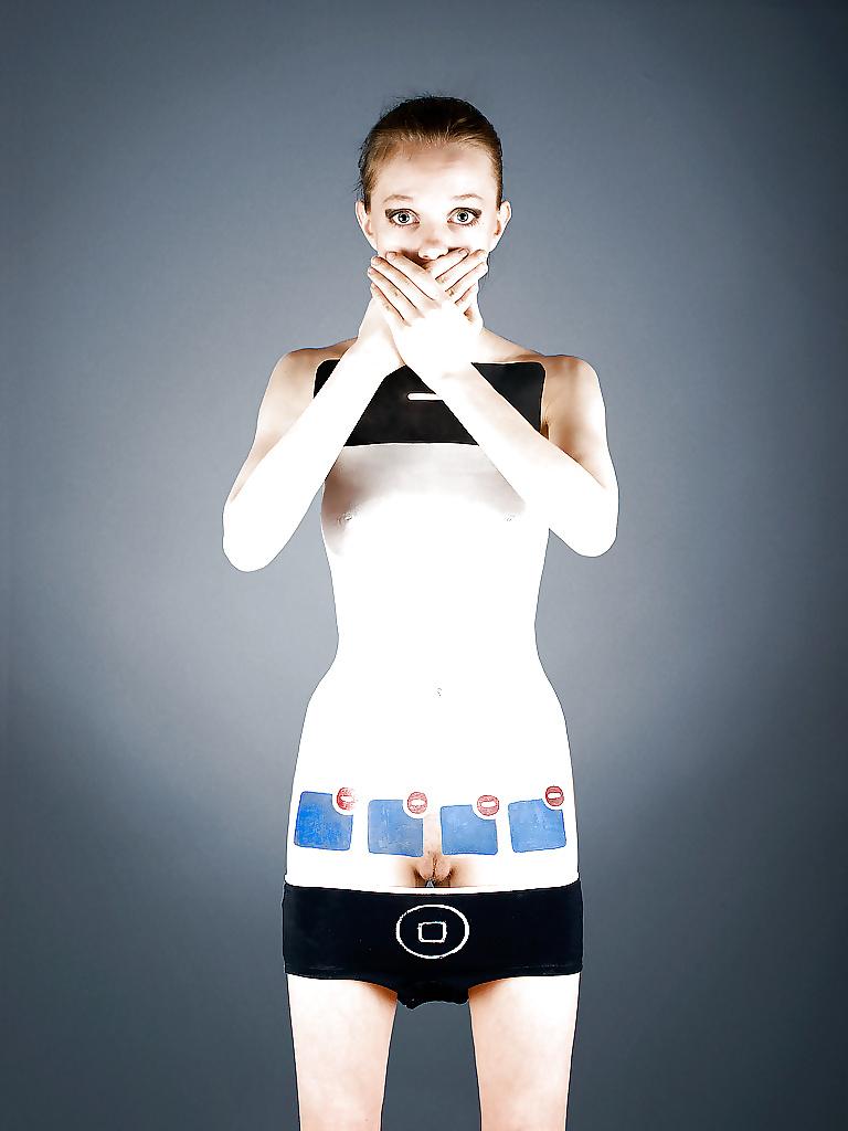 15P Artful Art Of Body Art- Painting #19