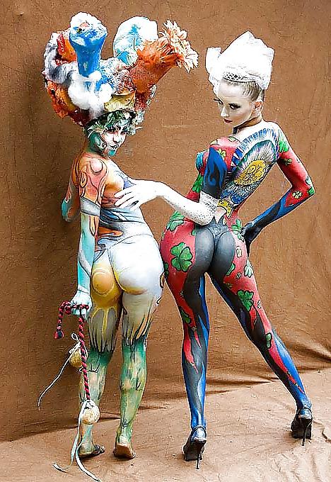 15P Artful Art Of Body Art- Painting #19