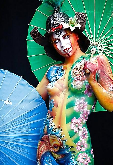 15P Artful Art Of Body Art- Painting #19