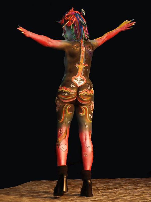 18P Artful Art Of Body Art- Painting #34