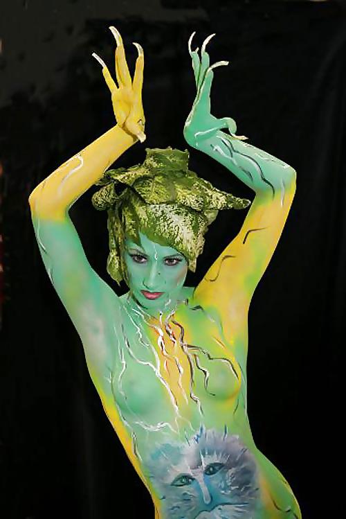 15P Artful Art Of Body Art- Painting #36