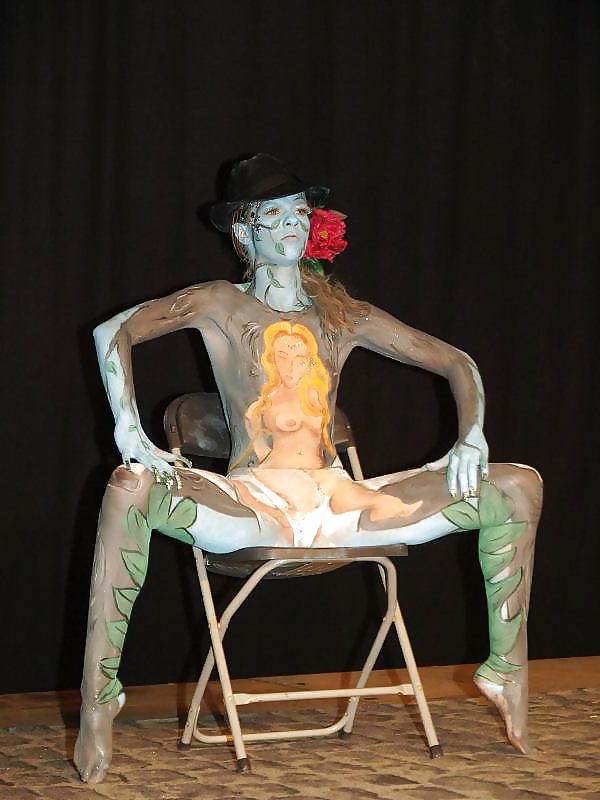15P Artful Art Of Body Art- Painting #36