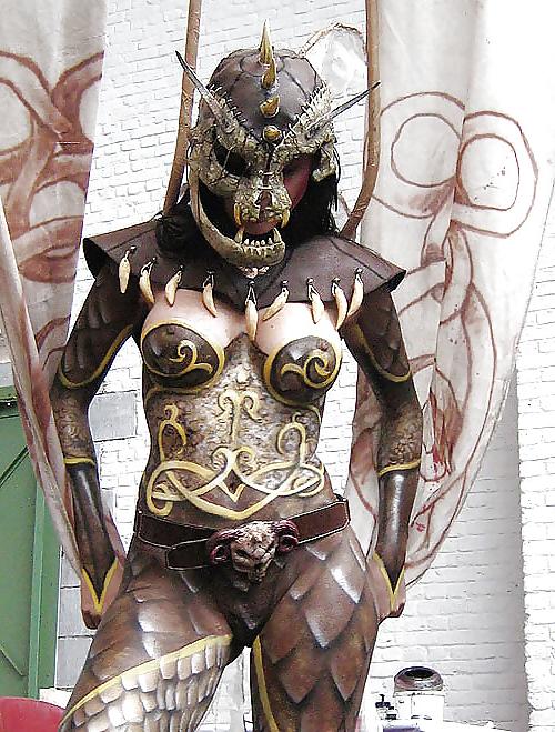 15P Artful Art Of Body Art- Painting #36