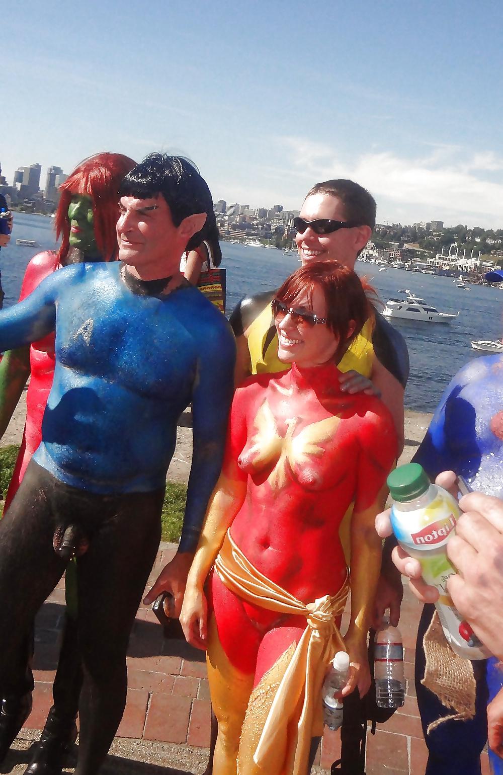 15P Artful Art Of Body Art- Painting #18