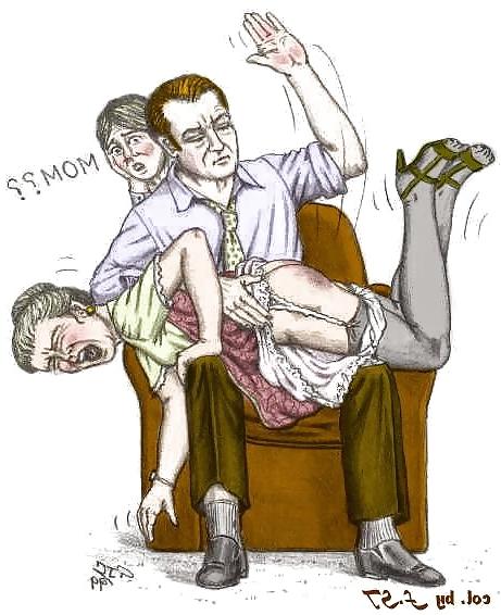 21P Spanked at Home (Art Mix)
