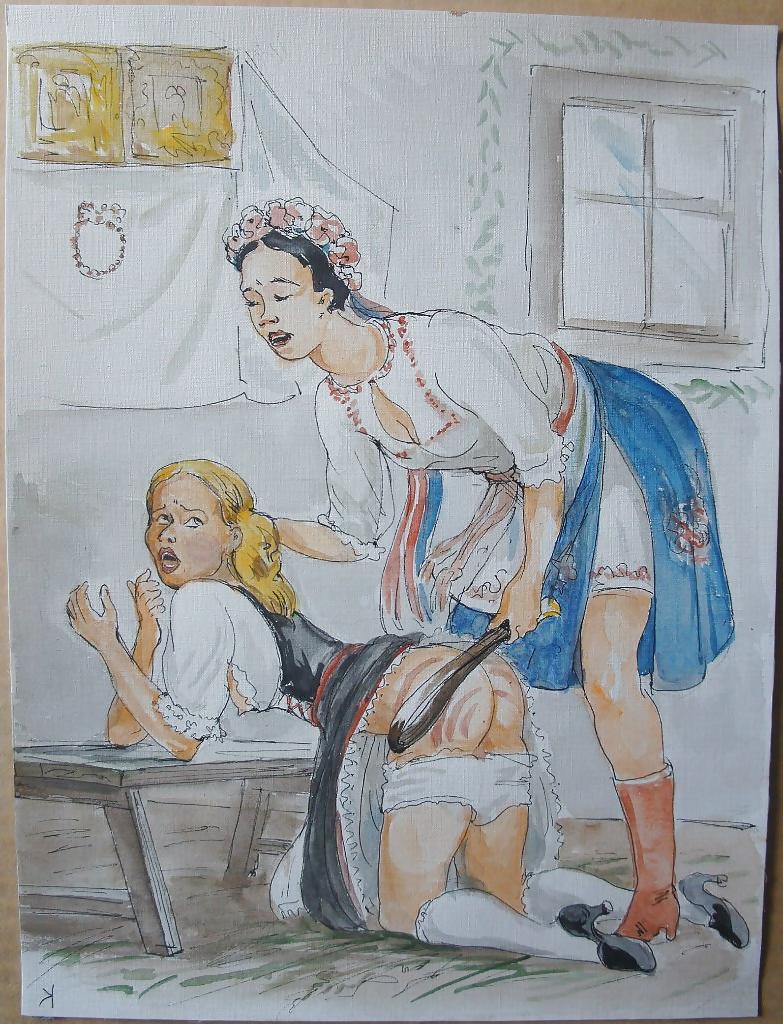 21P Spanked at Home (Art Mix)