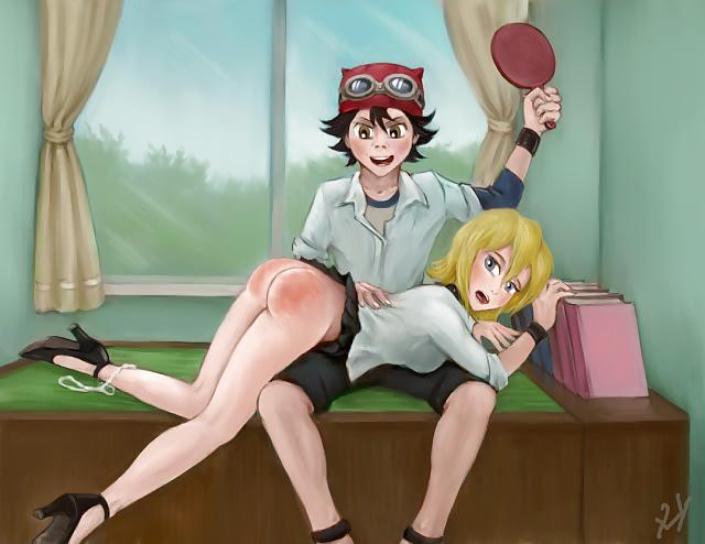 21P Spanked at Home (Art Mix)