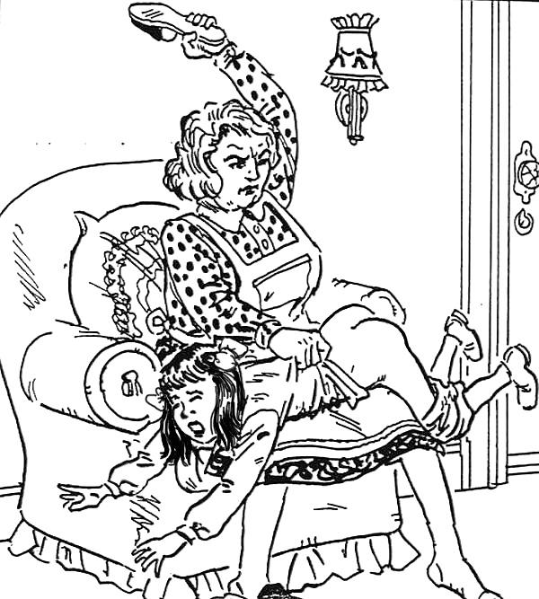 21P Spanked at Home (Art Mix)