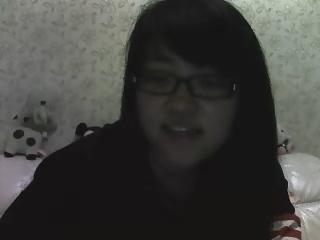 8P Cute chinese girl showing off 2