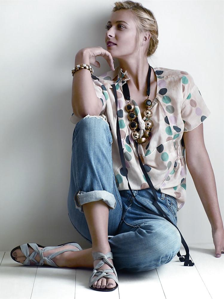 9P Sexy Maria Sharapova Fuesse - feet