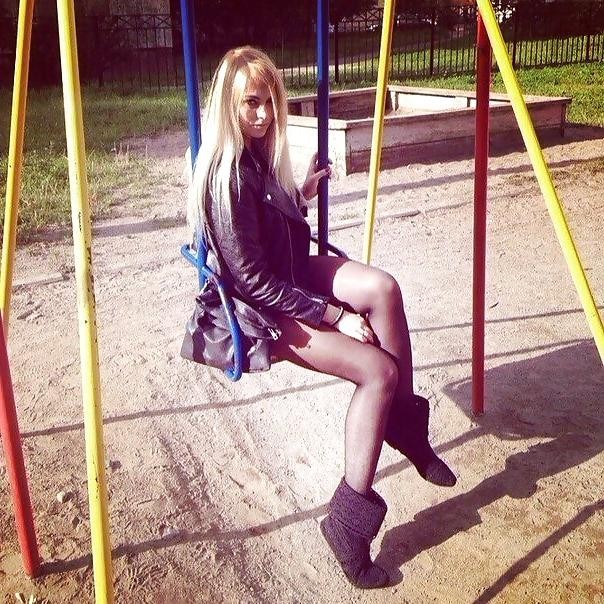 25P Female students, priests, legs and heels