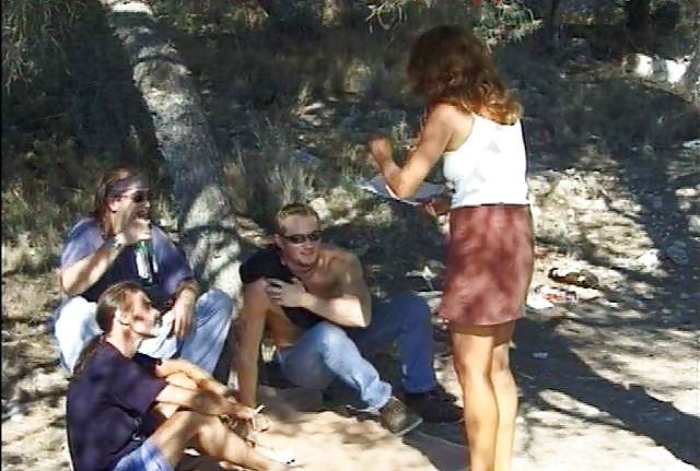 18P White panties 18:Lost mature tourist.