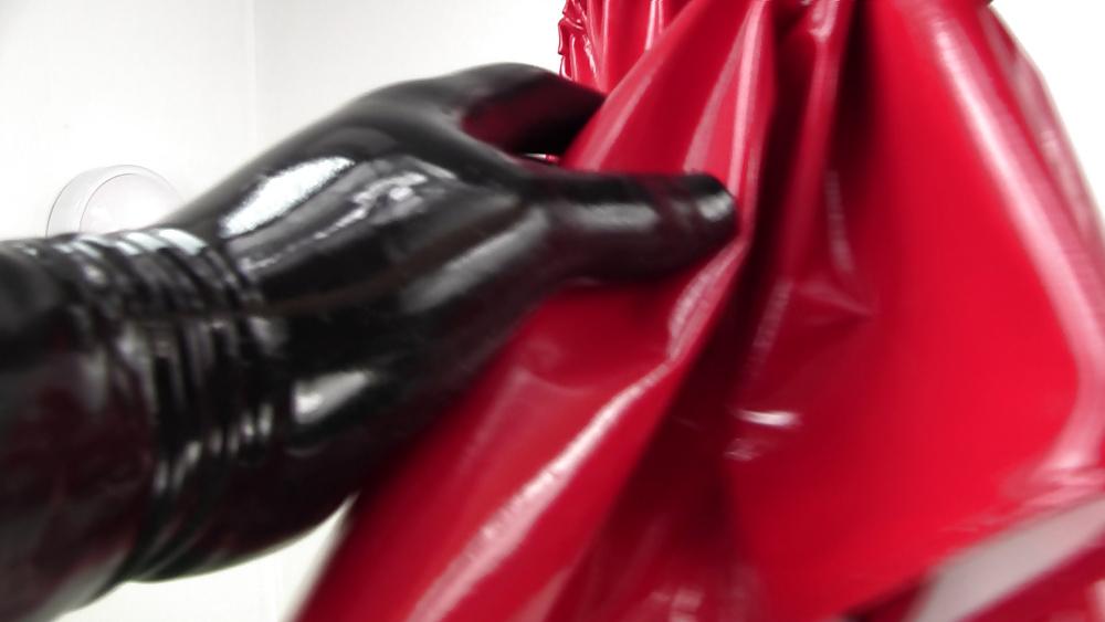 6P New slutty PVC skater skirt.