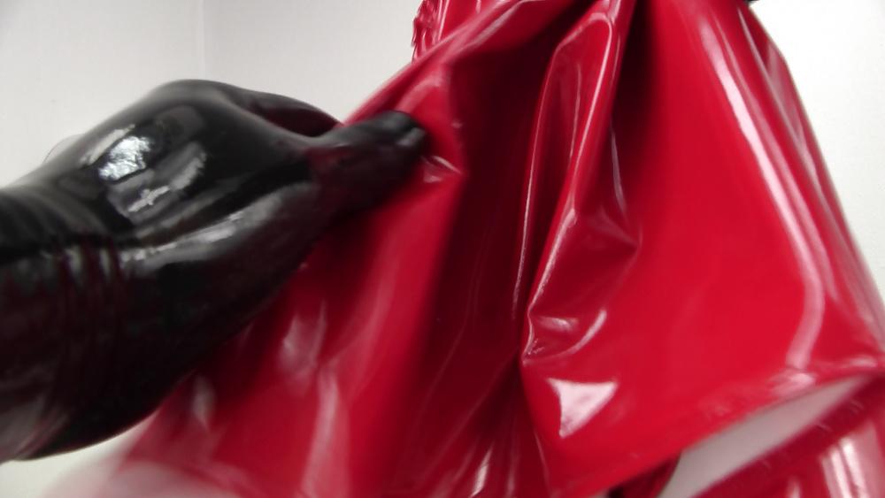6P New slutty PVC skater skirt.