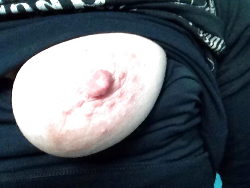 25P Milky tits and nipple play