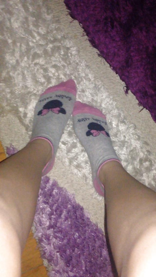 5P Turkish teen feet socks ayak