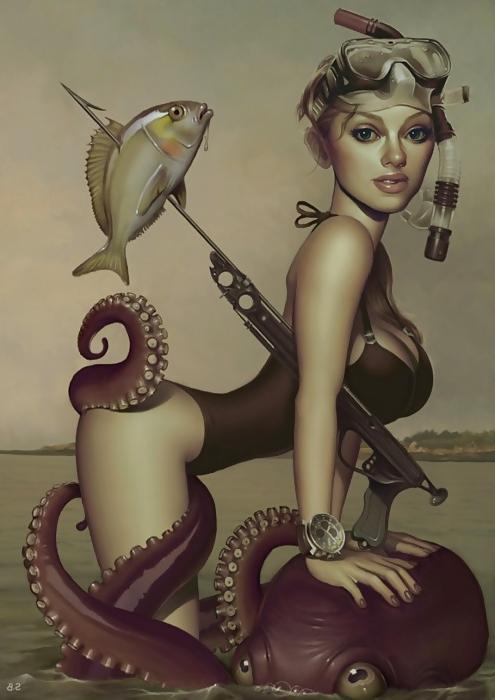 15P Erotic phantasy art 8