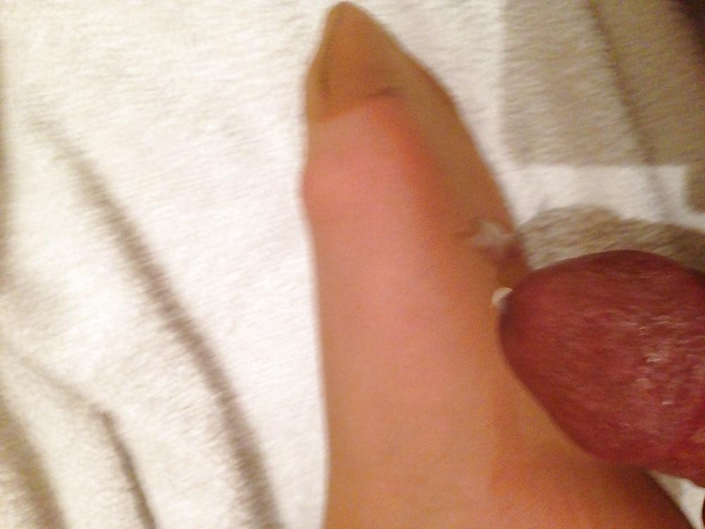 7P Wife pantyhose feet cumshots