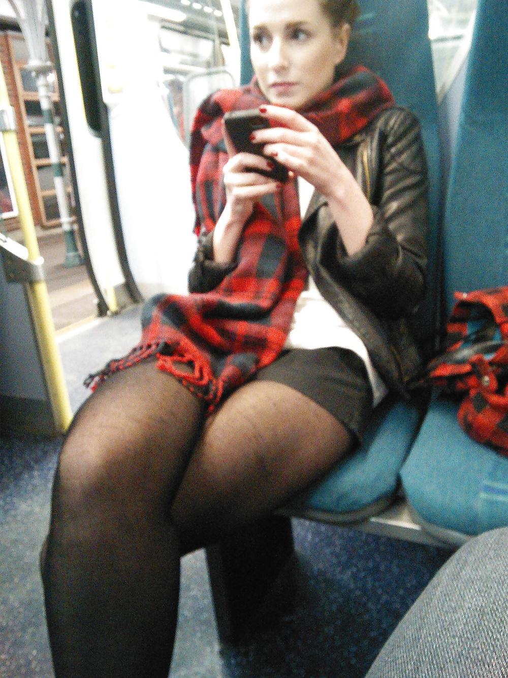 7P Londonperv's Candids 2015 - Train & Tube January vol 1