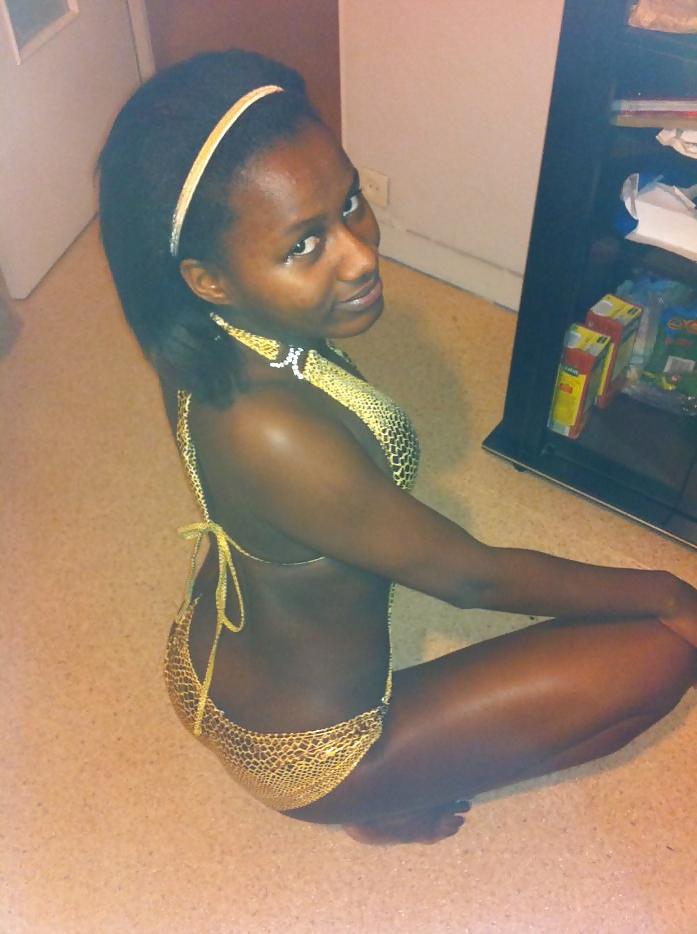 12P Cute french ebony teen