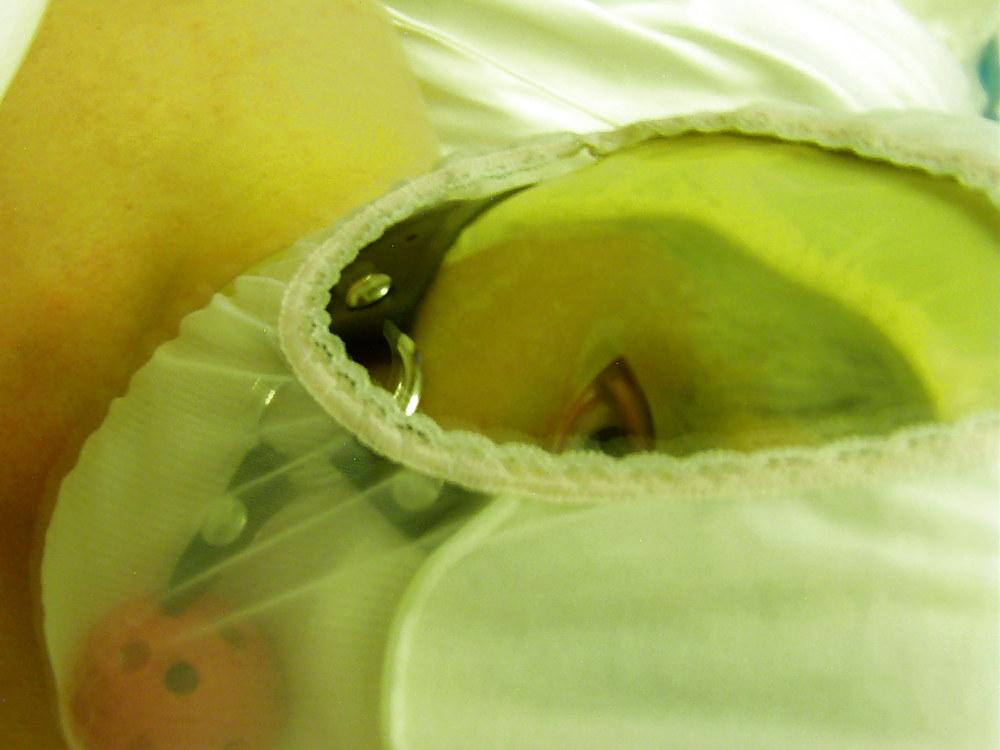 13P Sissy bride panty rubberhood fetish
