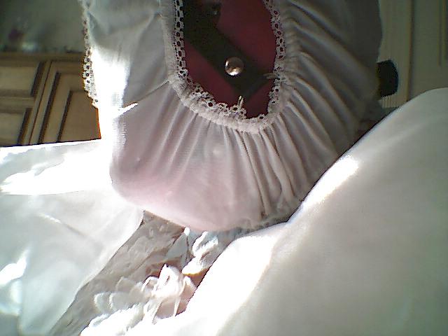 13P Sissy bride panty rubberhood fetish