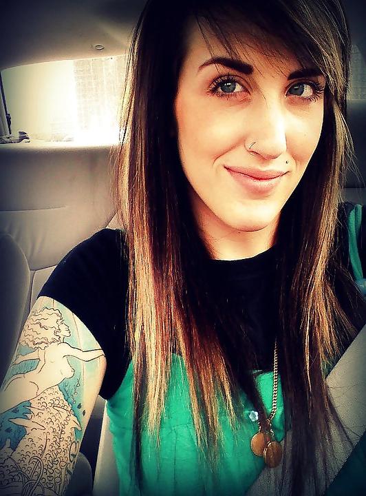 14P White tattoo girl damaged by BBC