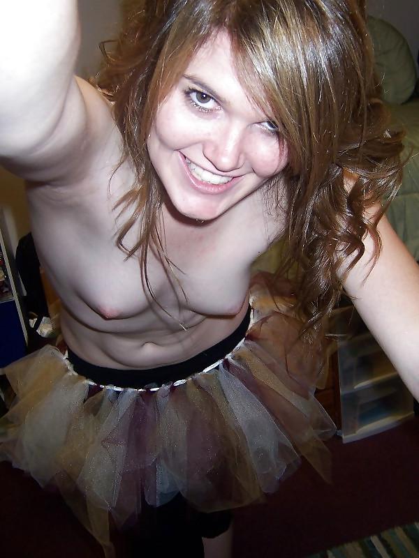 24P Cute Hairy Teen Selfpics
