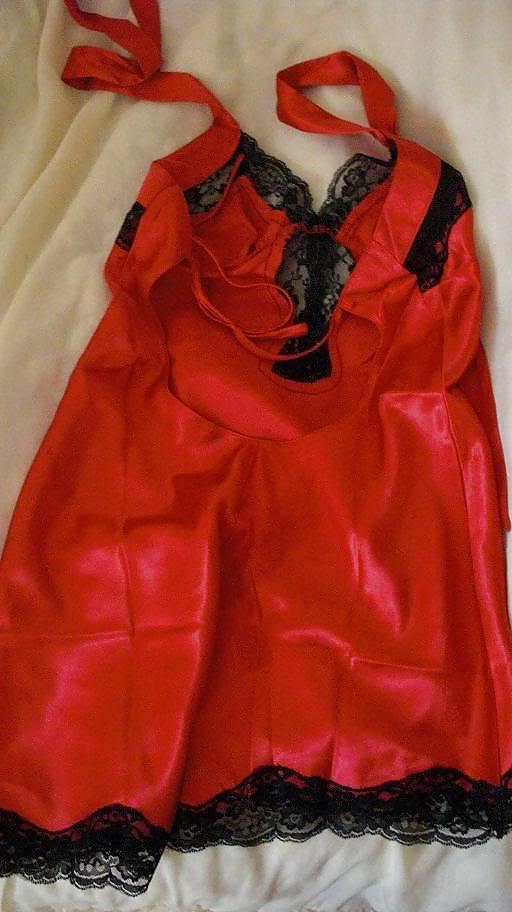 22P Cum Satin Chemise jizz - Awaiting blasting...