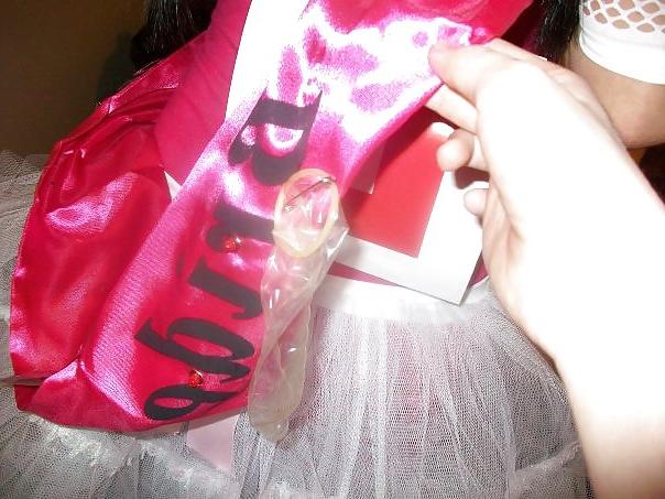25P Stripper Waving Cock in Bride To Be's Face